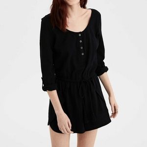 Henley Shorts Romper